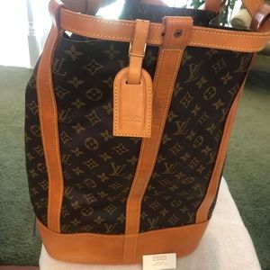 Vintage Louis Vuitton bucket Randonnee Bag